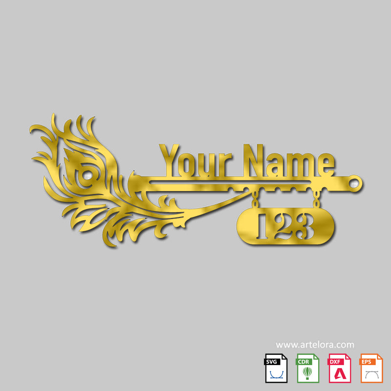 Name Plate laser cutting krishna