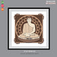 Premium Art MDF Laser Cutting Gautam Buddha (15x15)