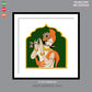 Premium Art Shri Krishna Wall Art (15x15)