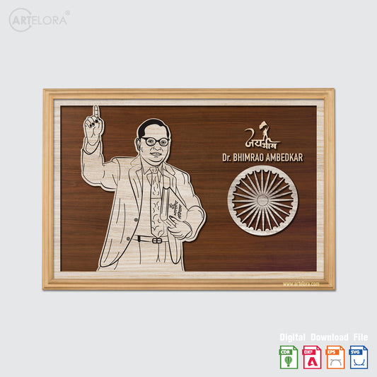 Premium Art Bhimrao Ambedkar