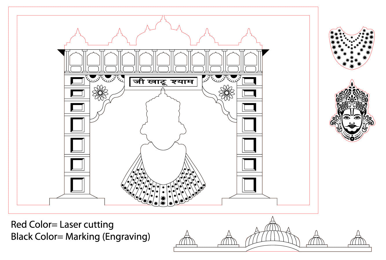 Premium Art Khatu Shyam Ji (Rajasthan)