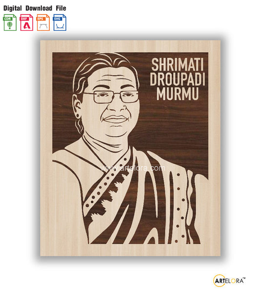 Premium Art  Shrimati droupadi murmu