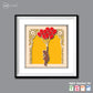 Premium Art Cute Baby Doll & Balloon (15x15)