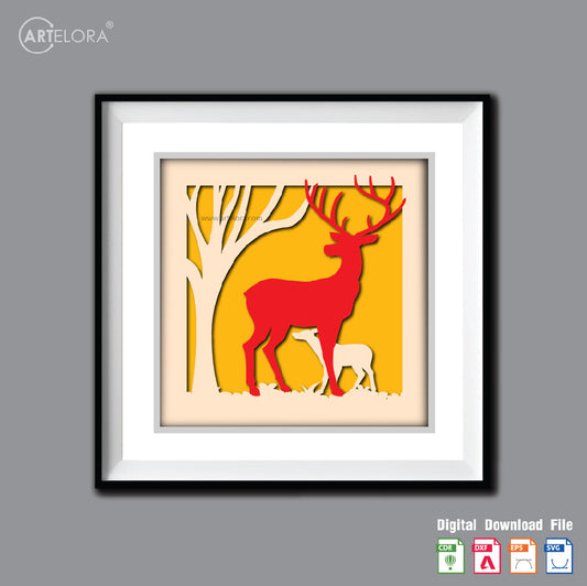 Premium Art Deer (15x15)