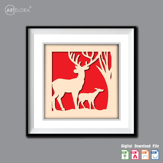 Premium Art Deer (15x15)