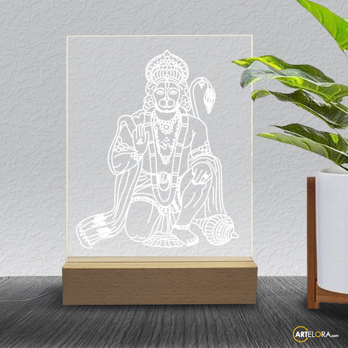 Laser Engraving Hanuman Ji