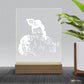 Laser Engraving radha krishna