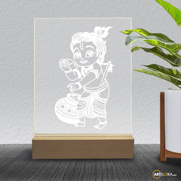 Laser Engraving Baal krishna