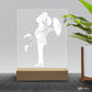 Laser Engraving Love Couple