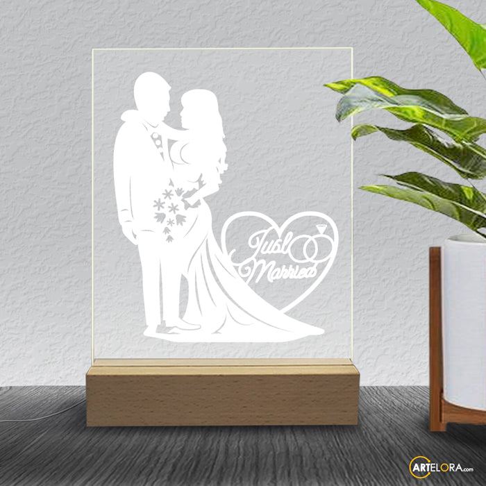 Laser Engraving Love Couple