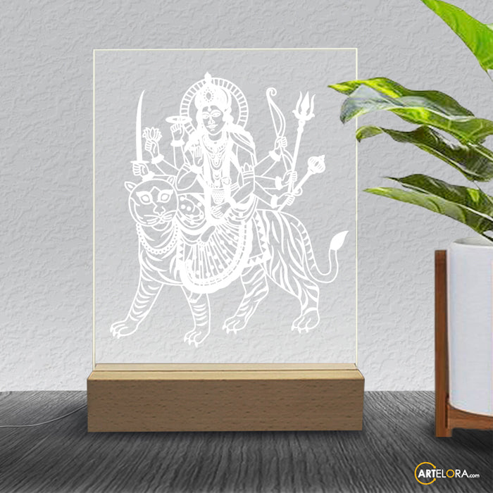 Laser Engraving Durga Maa