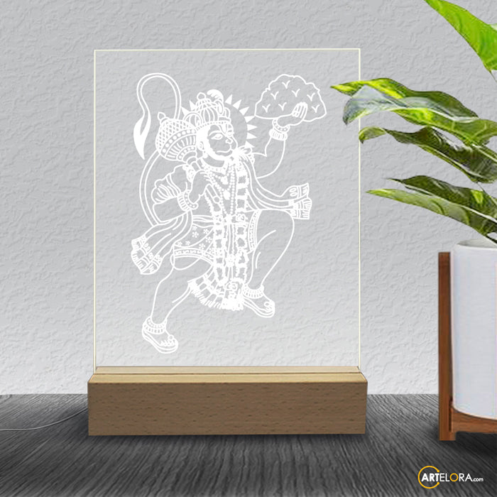 Laser Engraving Hanuman Ji