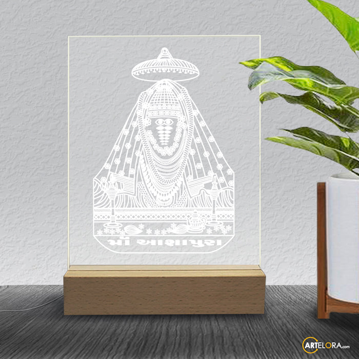 Laser Engraving Asha Pura Mataji