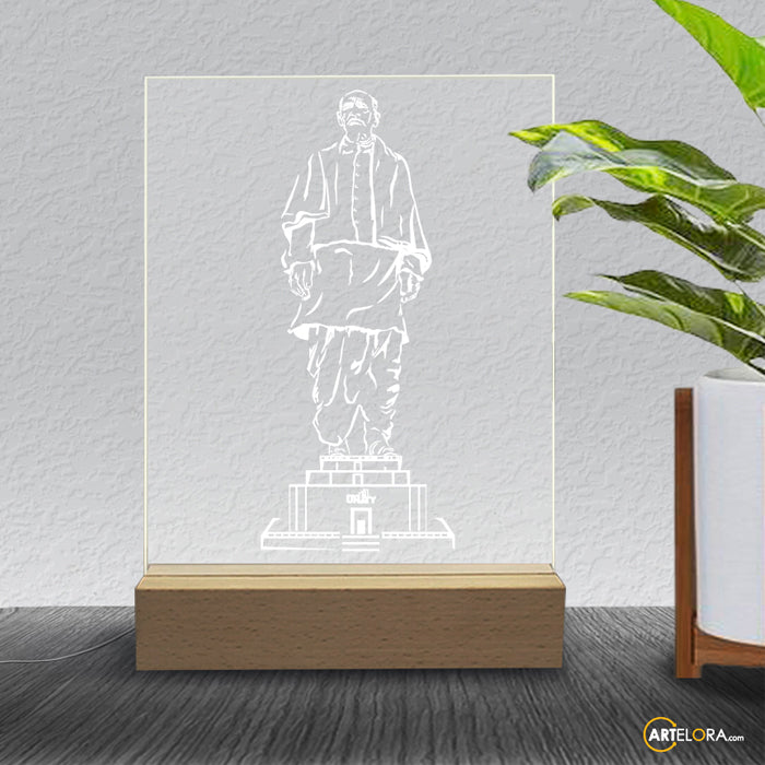 Laser Engraving Statue of Unity (Sardar Patel)