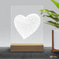Laser Engraving 3D Heart