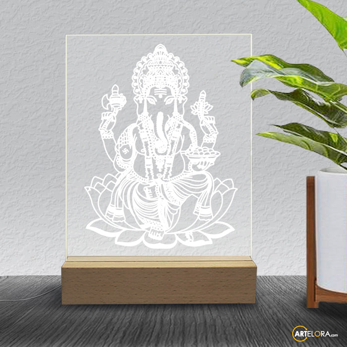 Laser Engraving Ganesha