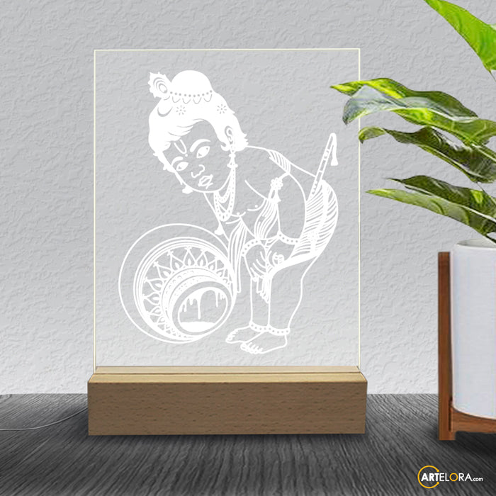 Laser Engraving Krishna