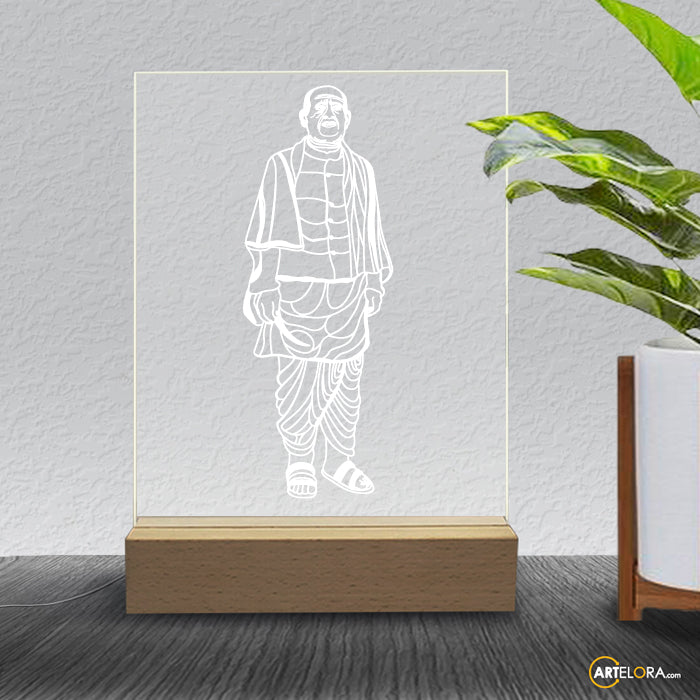 Laser Engraving Sardar Vallabhbhai Patel