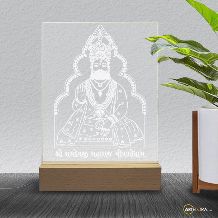 Laser Engraving Ramdev Ji Maharaj